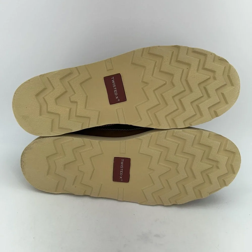 Twisted‎ X Boots Mens Size 5 Brown Leather Chukka Moc 4
